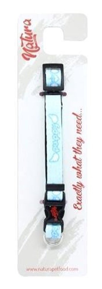 Natura 25-35 cm Ayarlanabilir Boyun Köpek Tasması Açık Mavi