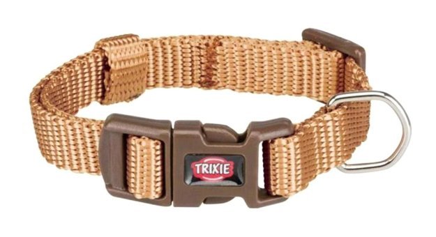 Trixie Premium XXS-XS Ayarlanabilir Boyun Köpek Tasması Karamel