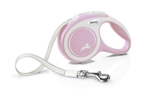 Flexi New Comfort 3 m Makaralı Boyun Köpek Tasması Pembe