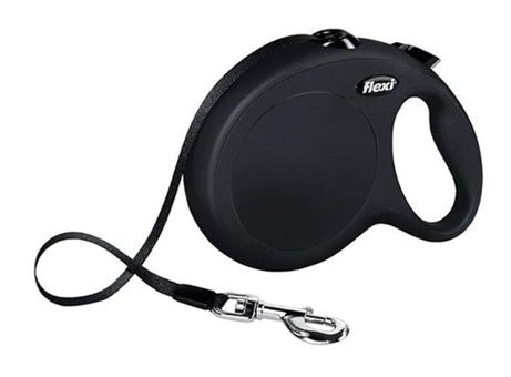 Flexi 8 m Makaralı Boyun Köpek Tasması Siyah