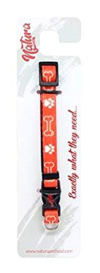 Natura 20-30 cm Ayarlanabilir Boyun Köpek Tasması Kırmızı