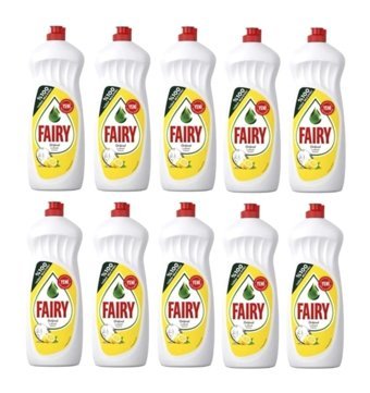 Fairy Orijinal Limon Kokulu Sıvı El Bulaşık Deterjanı 10x650 ml
