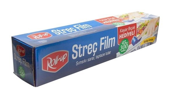 Roll Up Renkli 30000 cm Streç Film
