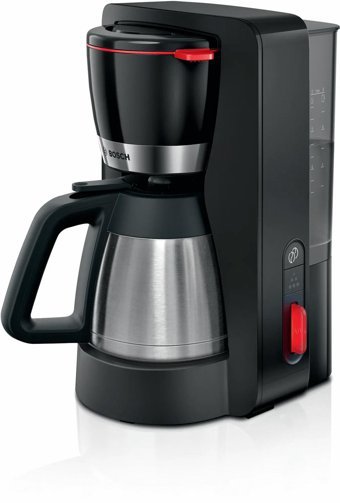 Bosch TKA6M273 Çelik Filtreli Termoslu 1.1 lt Hazneli 8 Fincan Siyah Filtre Kahve Makinesi