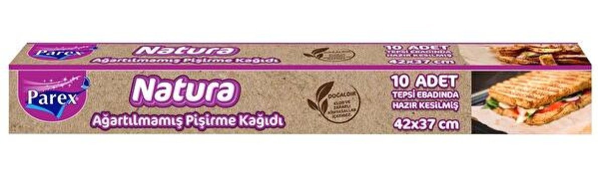 Parex Kesilmiş Pişirme Kağıdı 10 Adet