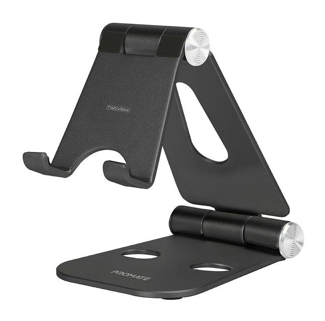 Promate TabWiew Ayarlanabilir Ayaklı Masa Tablet Standı Siyah