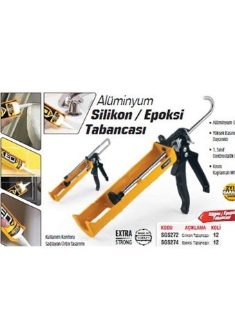 Sgs Sgs271 Metal Silikon Tabancası Sarı