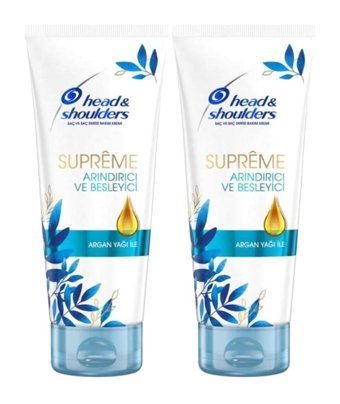 Head & Shoulders Supreme Argan Yağı Arındırıcı Tüm Saçlar İçin Unisex Saç Kremi 2x220 ml