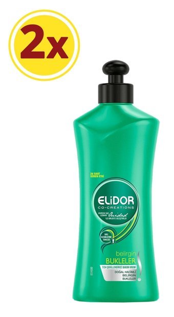 Elidor Co Creations Şekillendirici Tüm Saçlar İçin Kadın Saç Kremi 2x300 ml