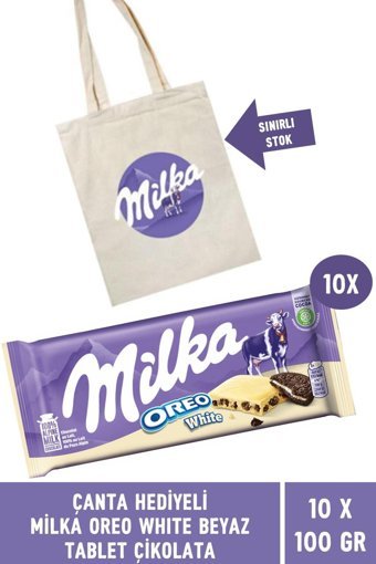Milka Oreo Beyaz Çikolata 10x100 gr