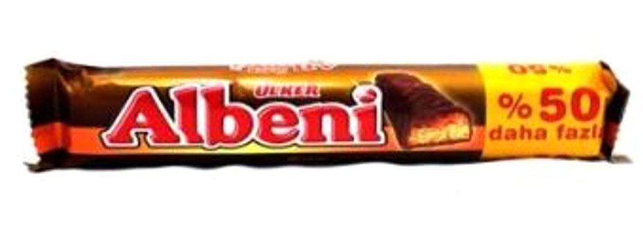 Ülker Albeni Karamelli Sütlü Çikolata 12x52 gr