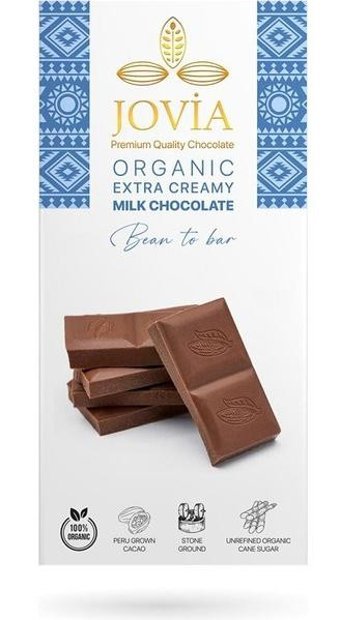 Jovia Organik Sütlü Çikolata 85 gr