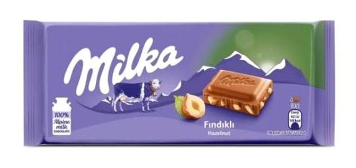 Milka Tablet Fındıklı Sütlü Çikolata 4x80 gr
