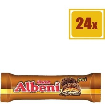 Ülker Albeni Atıştırmalık Karamelli Sütlü Çikolata 24x72 gr
