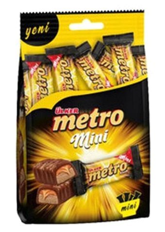 Ülker Metro Mini Sütlü Çikolata 4x102 gr