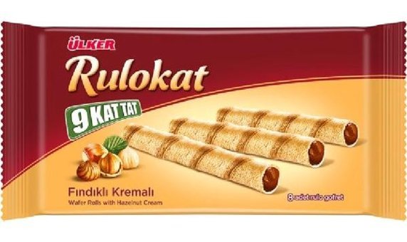 Ülker Rulokat Fındıklı Sütlü Çikolata 12x42 gr