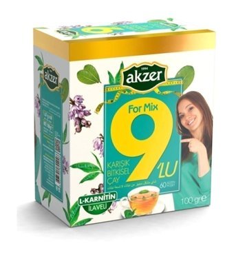 Akzer Bitki Çayı 9 Adet 100 gr