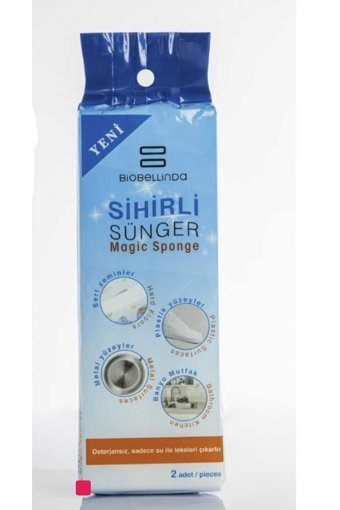 Biobellinda Sihirli Bulaşık Süngeri 2'li