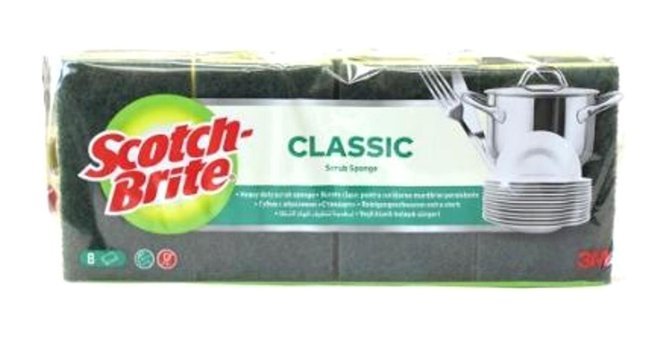 Scotch Brite Klasik Bulaşık Süngeri 6x8'li