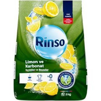 Rinso Renkliler ve Beyazlar İçin Yıkama Toz Deterjan 6 kg
