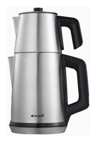 Arçelik K 3293 IN Çelik Demlikli 1650 W Çelik İnox Vintage Çay Makinesi