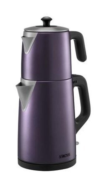 Altus AL 795 M Plastik Demlikli 1650 W Işıklı Plastik Mor Vintage Çay Makinesi