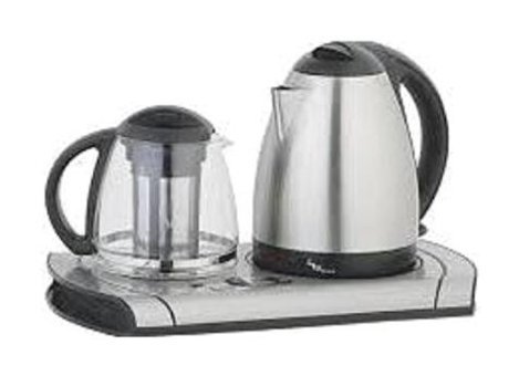 Fakir Teapot Vario Cam Demlikli 2200 W Metal İnox Vintage Çay Makinesi