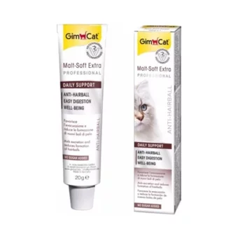 Gimcat Malt Soft Extra Multivitamin Tüy Dökme Yavru-Yaşlı Kedi Vitamini Macun 20 gr