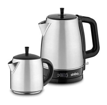 Sinbo STM-5831 Metal Demlikli 1800 W Metal İnox Vintage Çay Makinesi