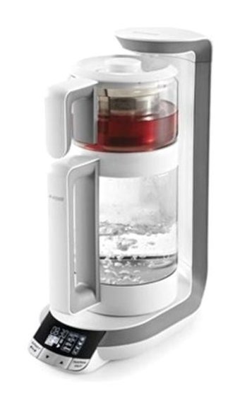 Arçelik K 3286 IN LOVE Konuşan Otomatik Cam Demlikli 1800 W Işıklı Çelik Beyaz Vintage Çay Makinesi