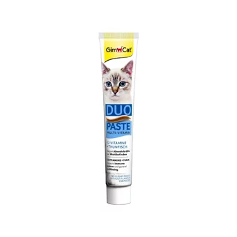 Gimcat Duo Paste Tuna + 12 Vitaminli Multivitamin Bağışıklık Güçlendirici Yetişkin Kedi Vitamini Macun 50 gr