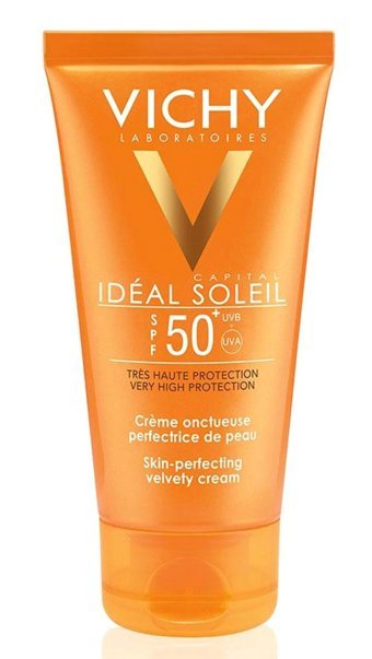 Vichy Ideal Soleil Renksiz 50 Faktör Kuru Ciltler İçin Leke Karşıtı Nemlendiricili Yaşlanma Karşıtı Aydınlatıcı Suya Dayanıklı Boyun - Yüz Güneş Kremi 50 ml