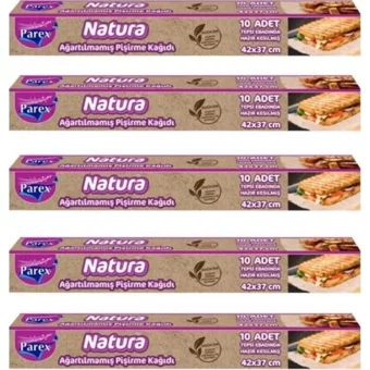Parex Natura Pişirme Kağıdı 5x10 Adet