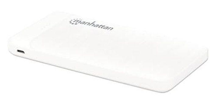 Manhattan 10000 mAh USB Type A Çoklu Bağlantılı Kablolu Powerbank Beyaz