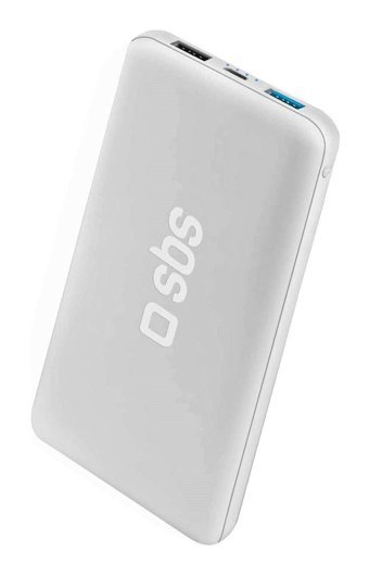 Global WNE0304 10000 mAh Hızlı Şarjlı Işıklı USB Çoklu Bağlantılı Kablolu Powerbank Beyaz