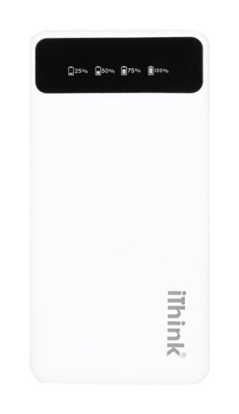 Ithink Pb-370 30000 mAh Hızlı Şarjlı Dijital Göstergeli Type C - USB Çoklu Bağlantılı Kablolu Powerbank Beyaz