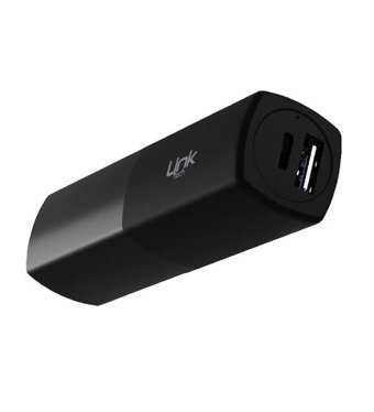 Linktech LP5 5000 mAh USB Kablolu Powerbank Siyah