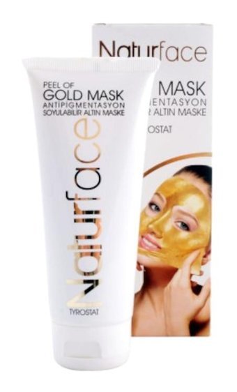 Naturface Gold Nemlendirici Soyulabilir Krem Yüz Maskesi 4x100 ml