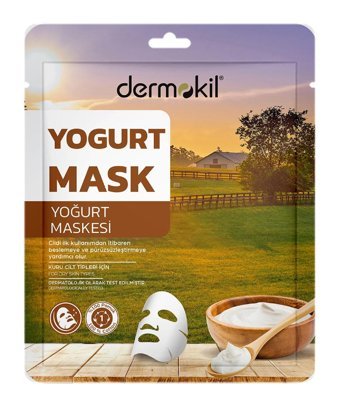 Dermokil Yoğurt Nemlendirici Kağıt Yüz Maskesi