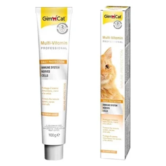 Gimcat Multivitamin Bağışıklık Güçlendirici Yavru-Yaşlı Kedi Vitamini Macun 100 gr