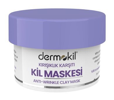 Dermokil Kırışıklık Karşıtı Killi Nemlendirici Krem Yüz Maskesi 50 ml