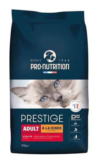 Pro Nutrition Prestige Hindi - Tavuk Kısırlaştırılmış Tahıllı Yetişkin Kedi Maması 10 kg