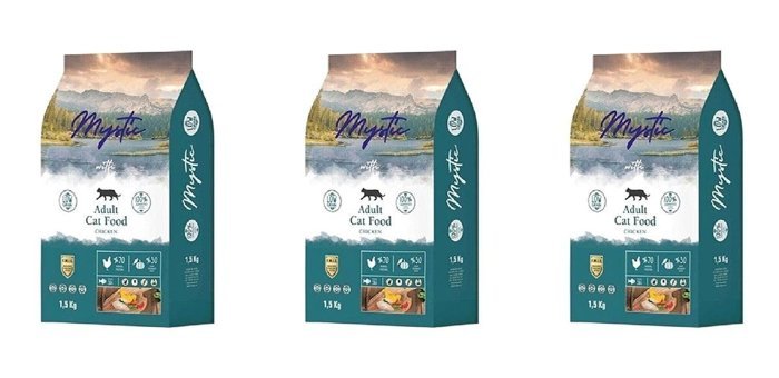 Mystic Tavuk Kısırlaştırılmış Tahıllı Yetişkin Kedi Maması 3x1.5 kg