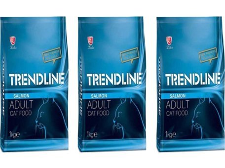 Trendline Somonlu Tahıllı Yetişkin Kedi Maması 3x1 kg
