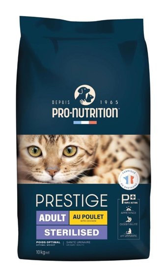 Pro Nutrition Prestige Tavuklu Kısırlaştırılmış Tahıllı Yetişkin Kedi Maması 10 kg