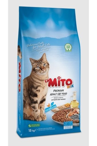 Durbuldum Mito Mix Karışık Az Tahıllı Yetişkin Kedi Maması 15 kg