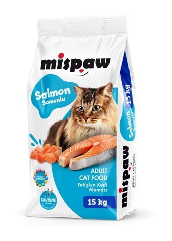 Mispaw Somonlu Tahıllı Yetişkin Kedi Maması 15 kg