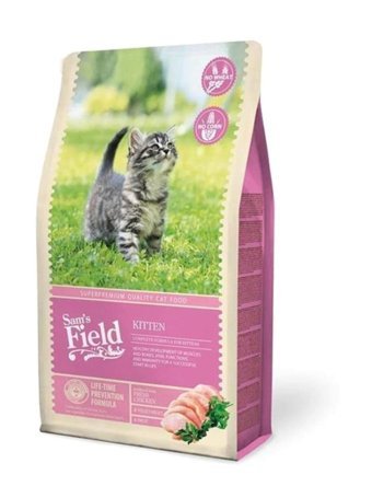 Sam's Field Tavuklu Tahılsız Yavru Kedi Maması 7.5 kg