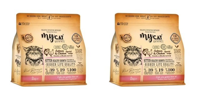 My Cat Low Grain Somonlu-Tavuk Tahılsız Yavru Kedi Maması 2x2 kg