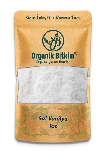 Organik Bitkim Saf Şekersiz Vanilya 700 gr